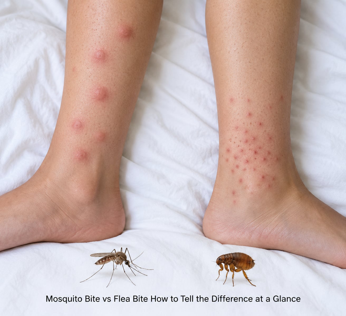 Mosquito Bite vs Flea Bite How to Tell the Difference at a Glance