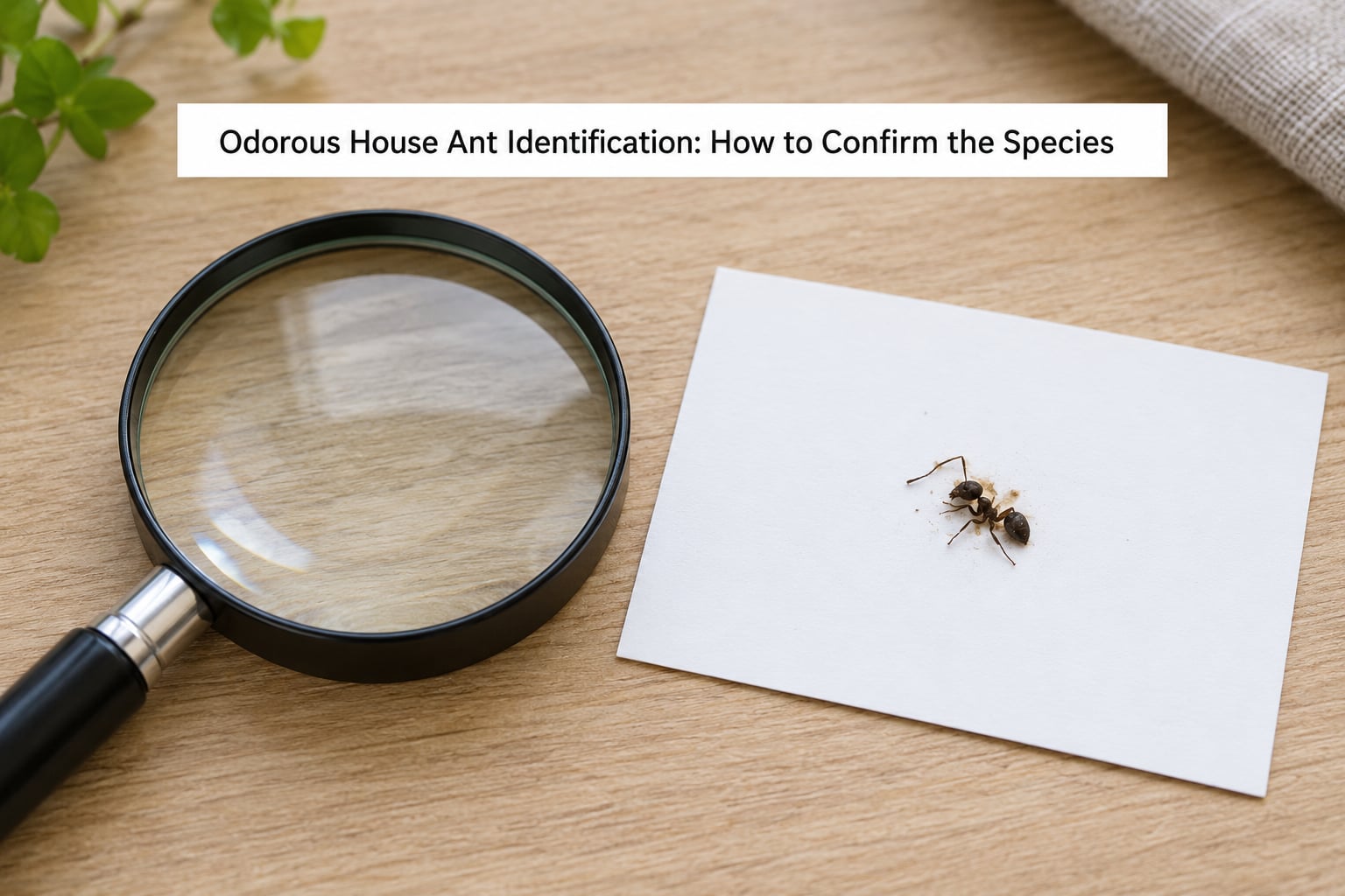 Odorous House Ant Identification: How to Confirm the Species