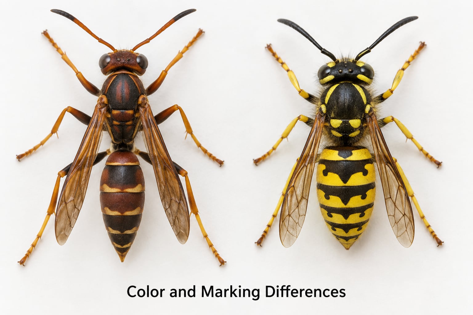 Color and Marking Differences