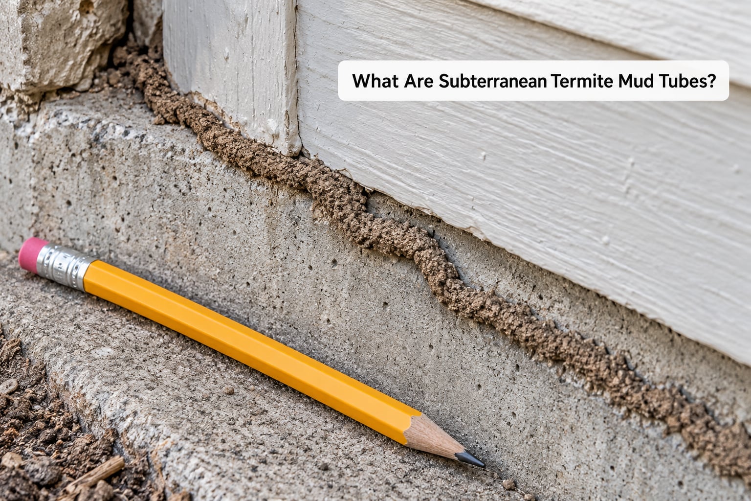 What Are Subterranean Termite Mud Tubes?