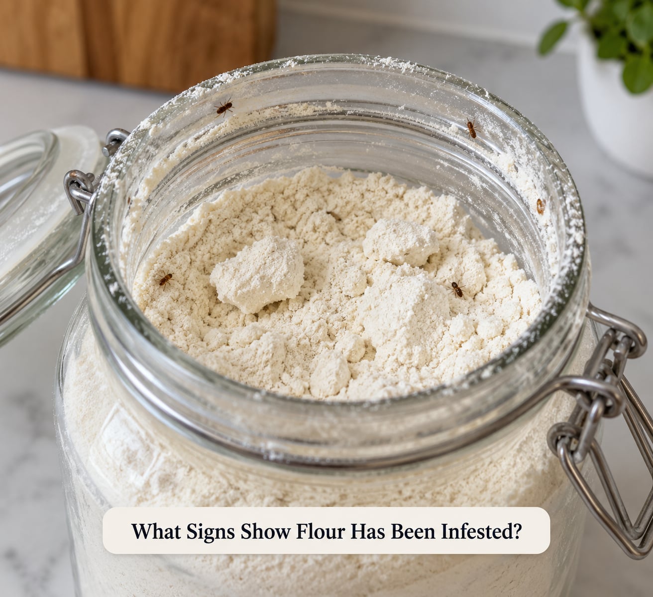 What Signs Show Flour Has Been Infested?