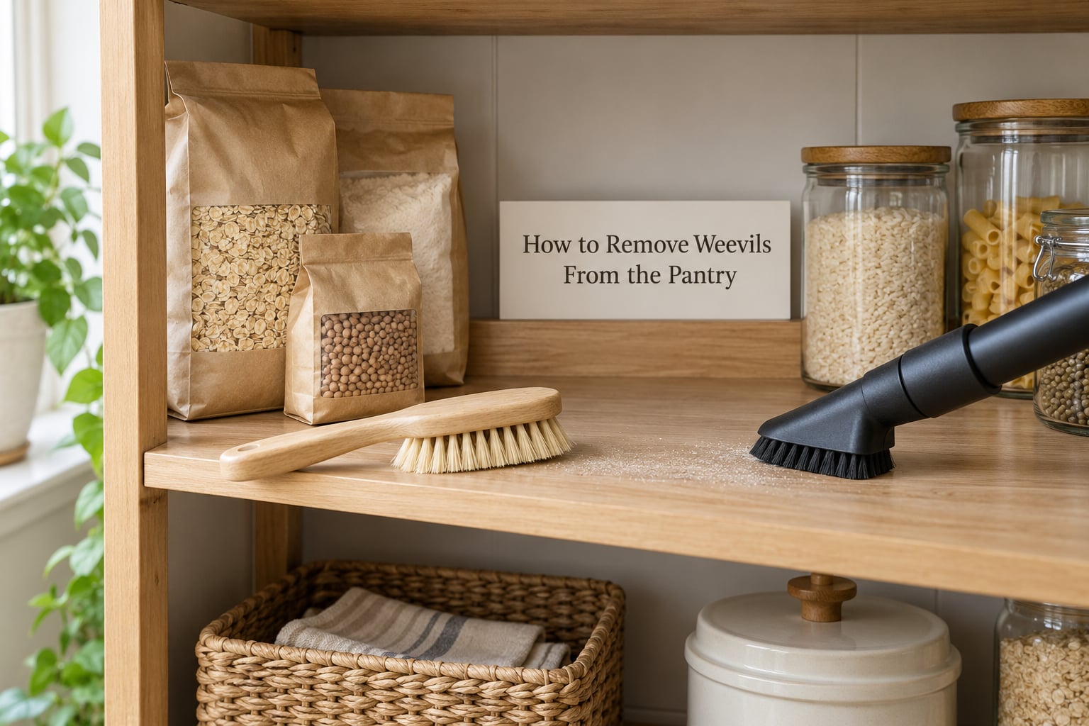 How to Remove Weevils From the Pantry
