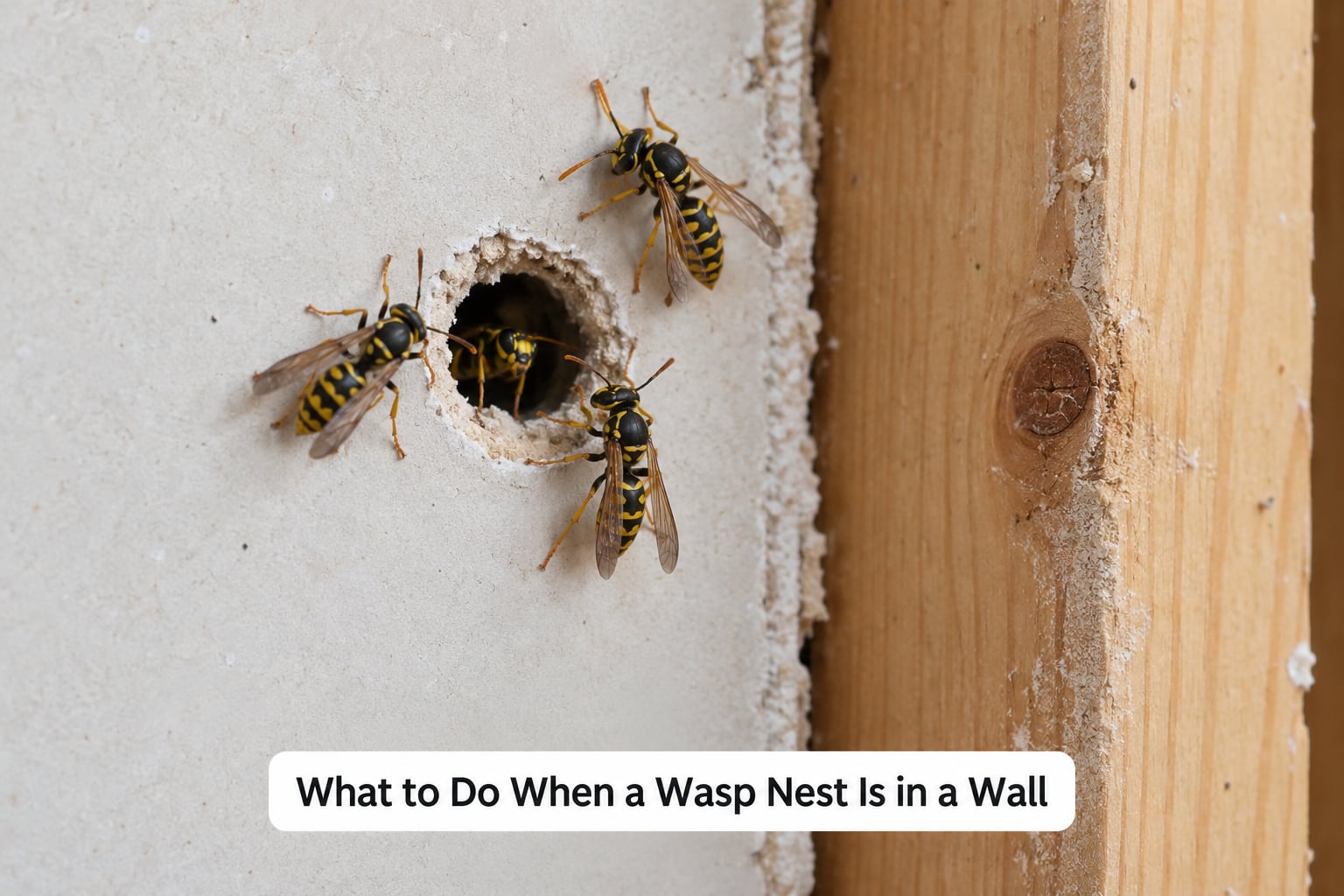 What to Do When a Wasp Nest Is in a Wall