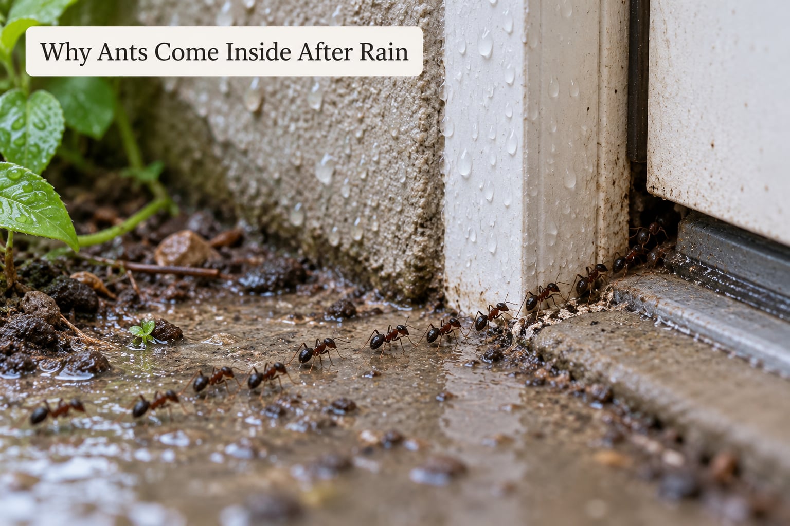 Why Ants Come Inside After Rain