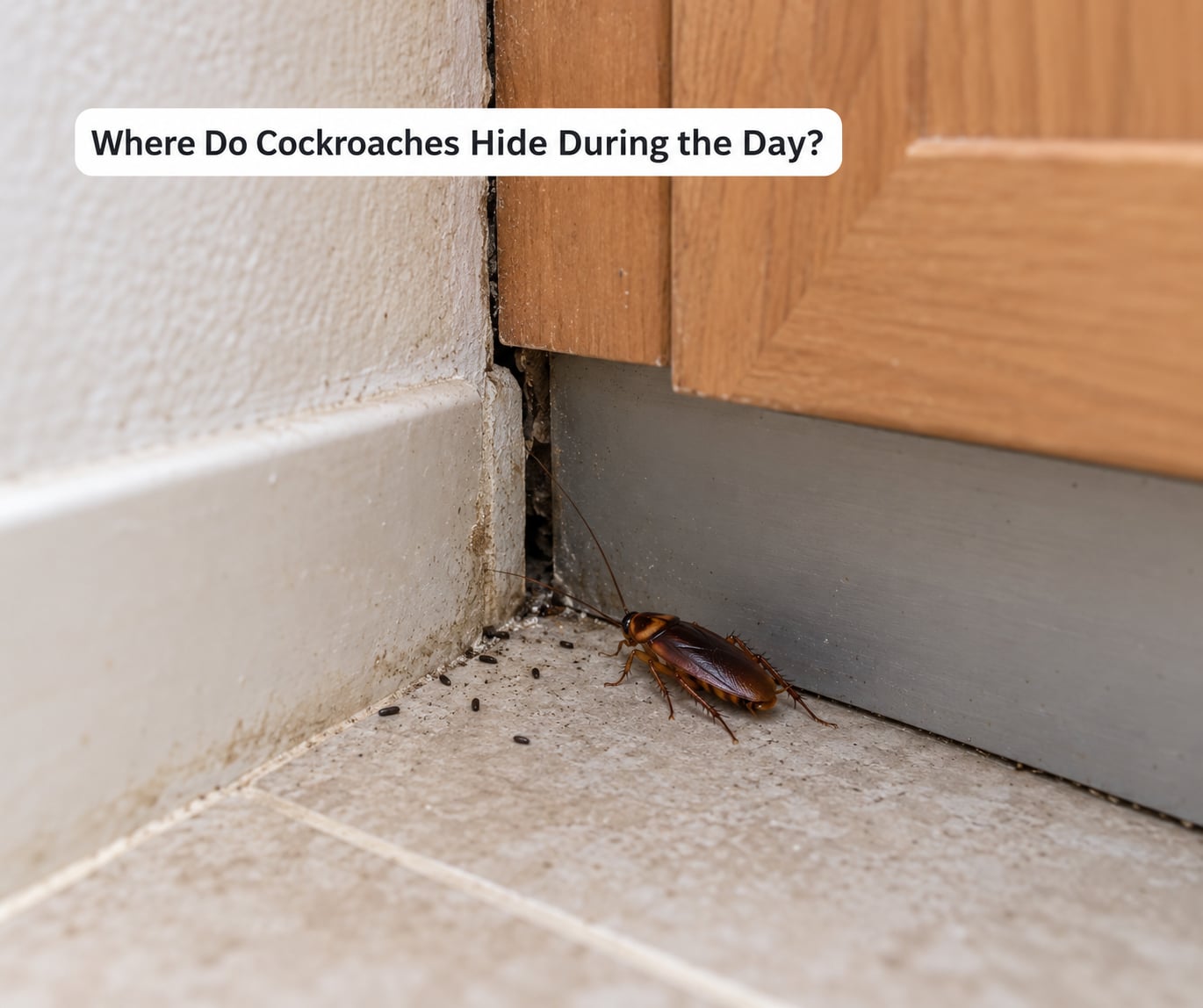 Where Do Cockroaches Hide During the Day?
