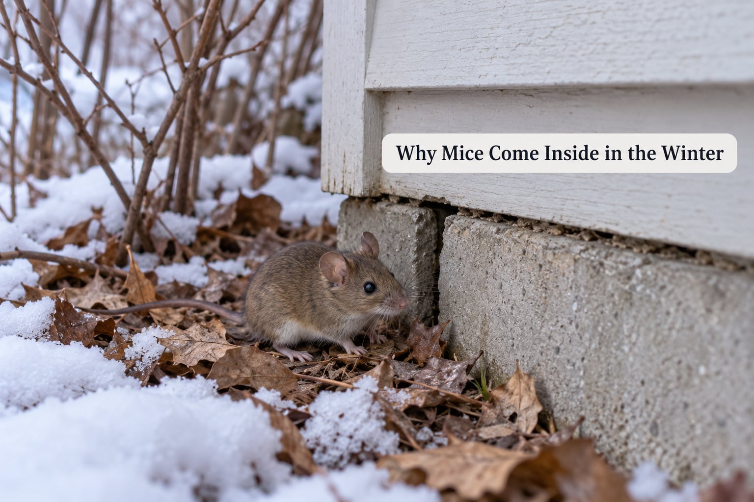Why Mice Come Inside in the Winter