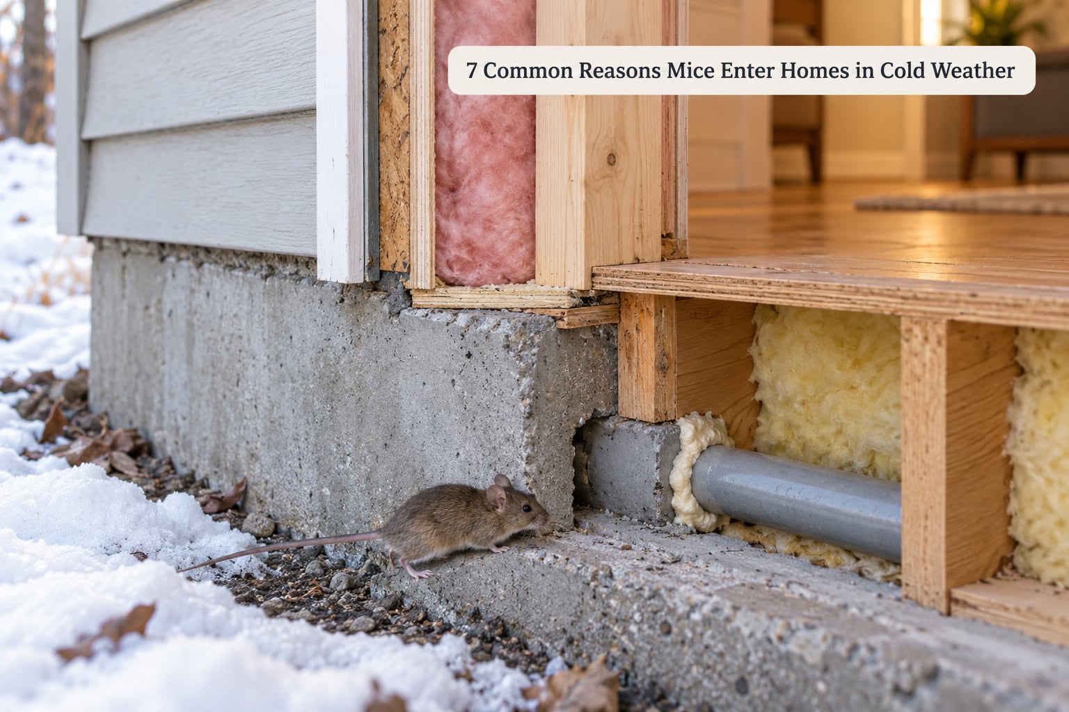 7 Common Reasons Mice Enter Homes in Cold Weather