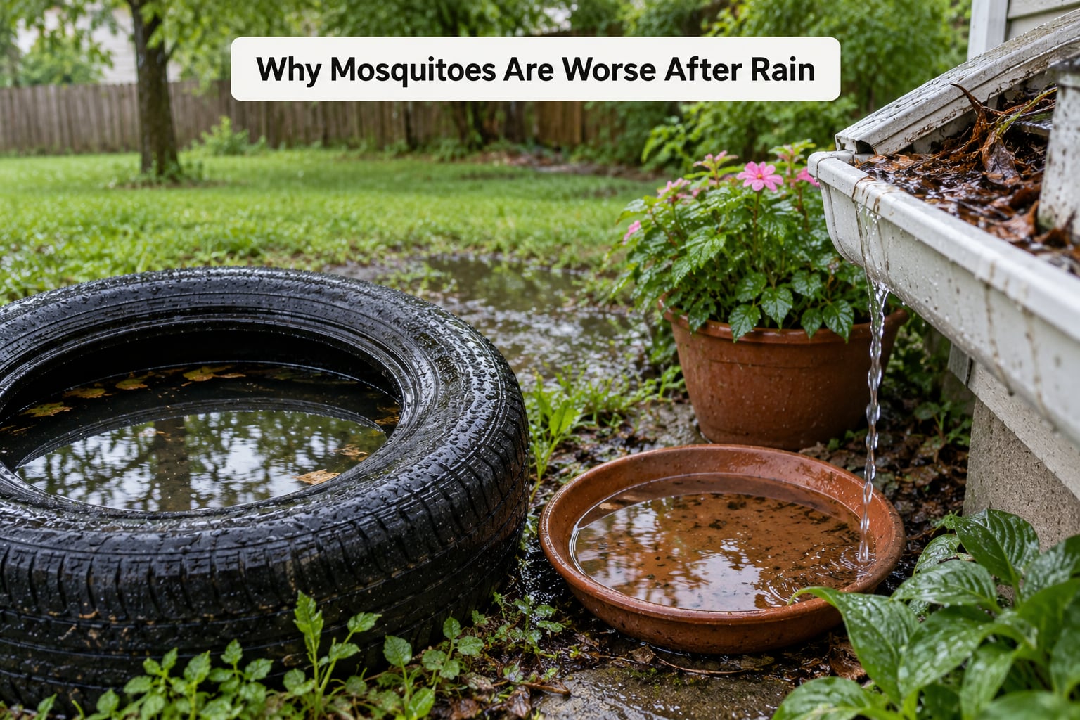 Why Mosquitoes Are Worse After Rain