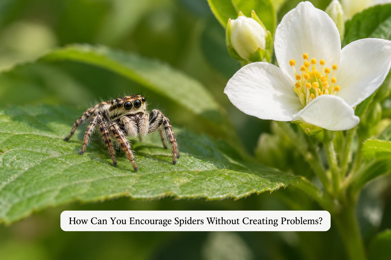 How Can You Encourage Spiders Without Creating Problems?