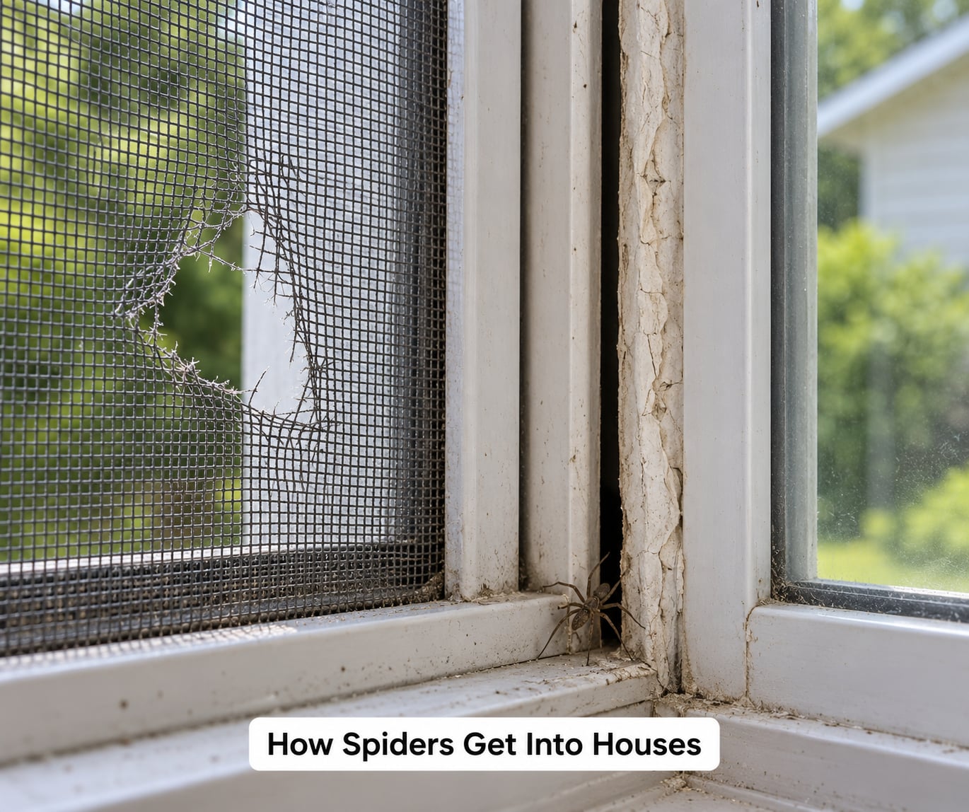 How Spiders Get Into Houses