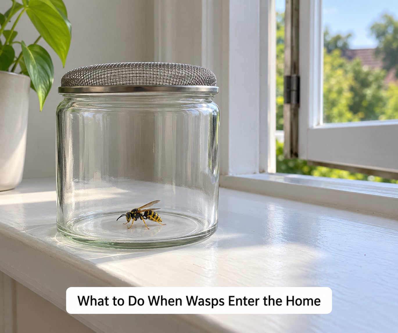 What to Do When Wasps Enter the Home
