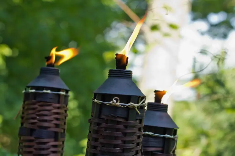 how to eliminate mosquitoes with tiki torches